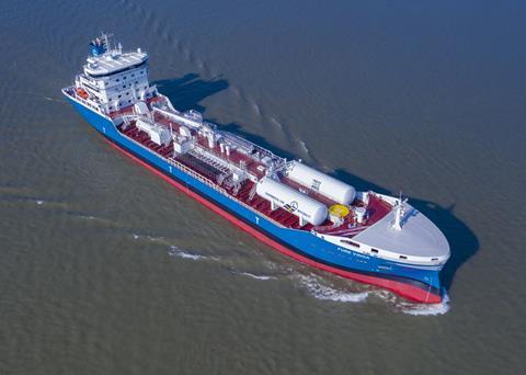 FURE VINGA is the first chemical tanker to achieve the complete suite of BV smart ship class notations Photo: Bureau Veritas