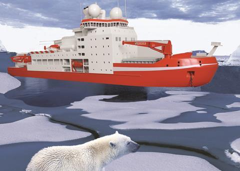 The first polar research vessel to be built in China, to Aker Arctic design, will feature MacGregor cranes and handling systems