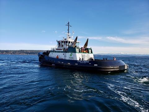 Foss's ‘Leisa Florence’ ASD-90 tugboat, sister vessel to ‘Rachael Allen’ Photo: Foss Maritime