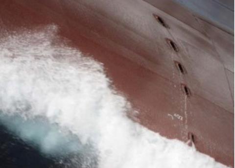 Air lubrication systems create microbubbles which help reduce drag Photo: GILLS PTE Ltd
