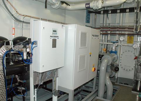 A Hyde Guardian system photographed on a PSV newbuilding
