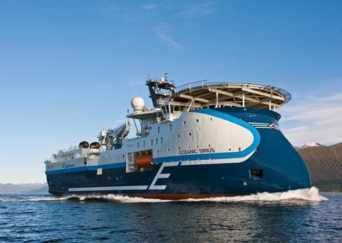 Seismic ship Oceanic Sirius, handed over in Norway by Ulstein