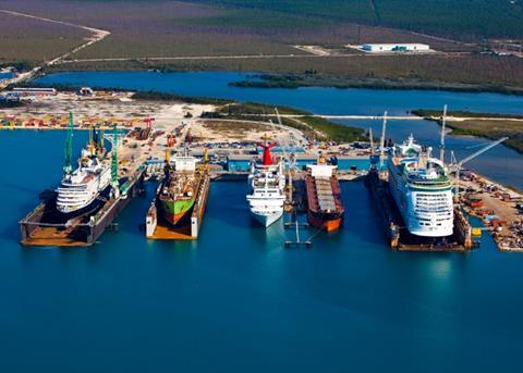 A full house at Grand Bahama Shipyard