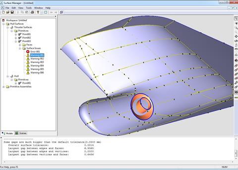 Screen shot of latest version of Aveva Marine