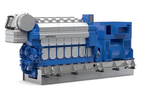Offerng 2,500-4,500kWe per generating set, the Auxpac 32 is aimed primarily at large container vessels