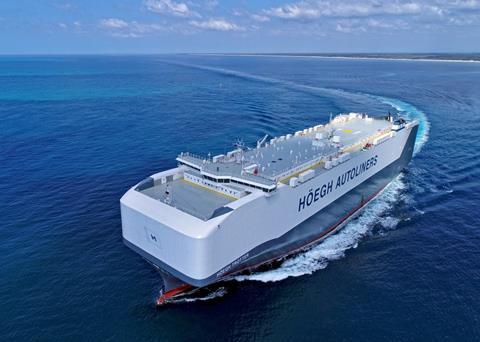 Kongsberg and MAN Energy Solutions are to deliver a digital package to four vessels in Höegh Autoliners’ Horizon class fleet (credit: Kongsberg Digital)