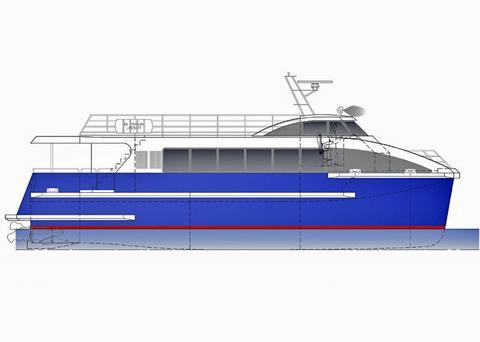 Incat Crowther’s ferry design for the Cocos Keeling Islands