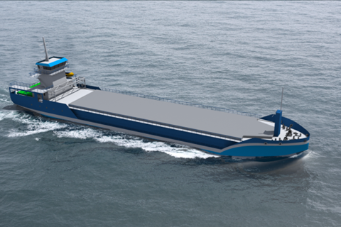 Clean lines of the Future Trader.(image credit: DEKC Maritime).