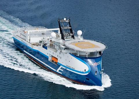 ‘Oceanic Vega’ undergoing sea trails