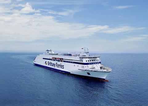 Galicia being put through her paces off the Chinese coast.(credit: Brittany Ferries).