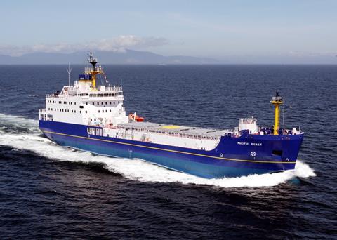 ‘Pacific Egret’ undergoing builders trails