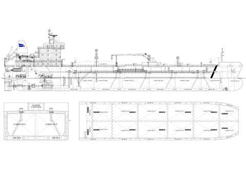 The dual-fuelled 'Damia Desgagnés' is destined for operations on the Great Lakes from autumn