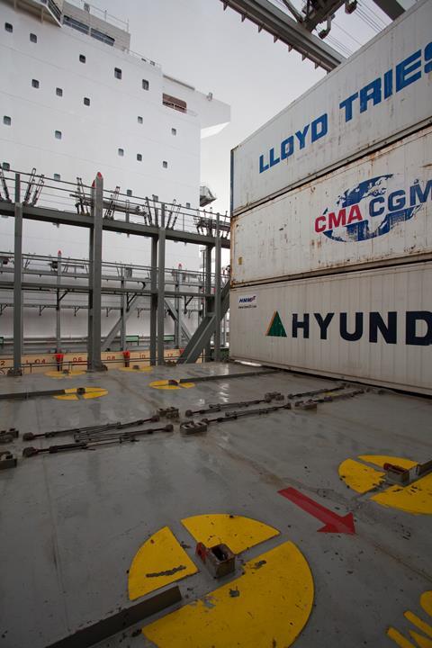 Korean built boxships to get MacGregor hatch covers and lashing gear