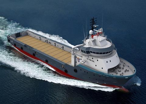 The UT 755CDL PSVs ordered by Tidewater