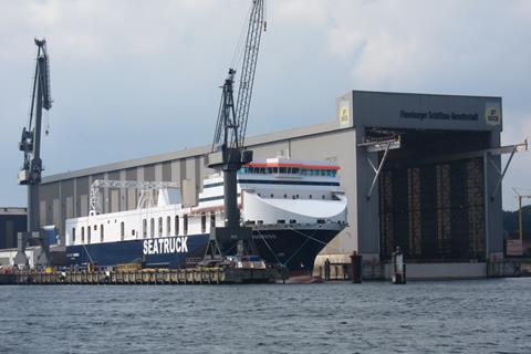 Seatruck Progress nears completion at the FSG yard in Flensburg