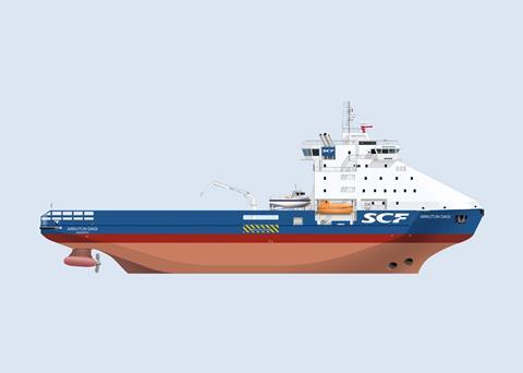 The second icebreaking PSV for Sovcomflot is now in production at Archtech Helsinki Shipyard