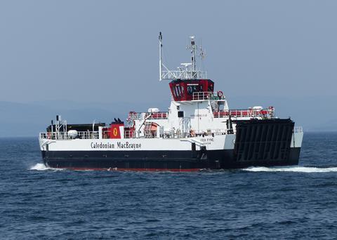 <i>MV Loch Fyne</i>, one of the seven small vehicle and passenger vessels that may potentially be replaced.