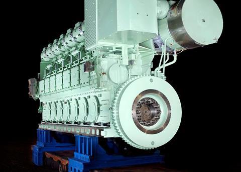 MAN Diesel & Turbo’s medium speed common rail diesel engine type L48/60CR