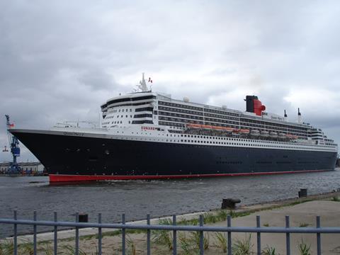 The 'Queen Mary 2', whose Mermaid pods were claimed to have proved troublesome