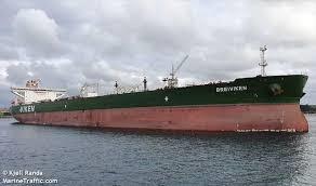 Viken Shipping's 112,000dwt <i>Breiviken</i> is a recent example of Samsung Heavy Industries' Aframax expertise. (credit: Marine Traffic.com/copyright Kjell Randa)