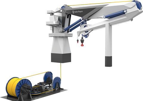 Fibre rope cranes boast several advantages compared to steel wire cranes, including unrestricted operation in deep waters.
