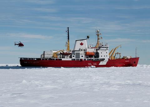 The ‘CCGS Amundsen’ will be the only vessel in its class to be fitted with retractable thrusters and dynamic positioning Photo: Canadian Coast Guard
