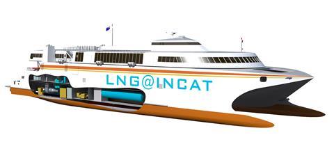 Incat’s LNG-powered 99m catamaran ferry
