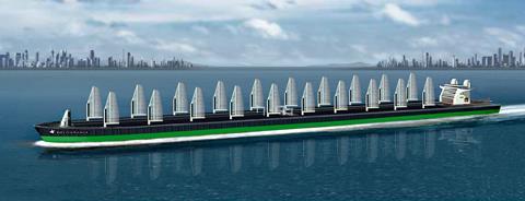 Rendering of the Emax Deliverance VLCC concept