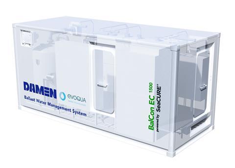 The Balcon 1500 BWMS, optimised for easy installation and maintenance, is ideal for tankers with limited space for systems