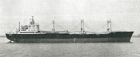 The Constantia, a bulk carrier designed to transport Volkswagen cars