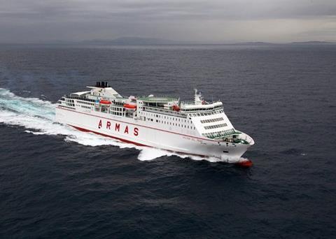 ‘Volcan del Teide’ running her sea trials