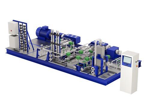 Alfa Laval's new high-pressure fuel gas supply system features a space-saving diffusion bonded heat exchanger