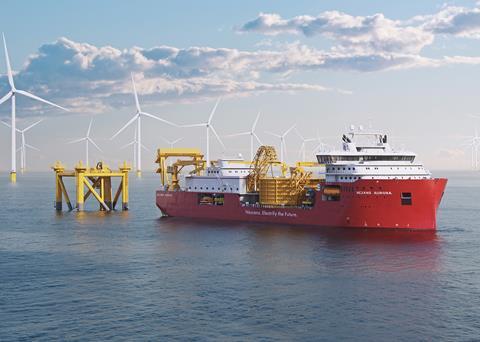 The ‘Nexans Aurora’ Photo: Ulstein Verft