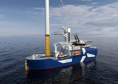 CSHI has awarded Kongsberg Maritime the contract to design and equip two CSOVs for Awind