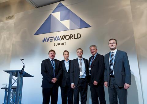 Nobiskrug and AVEVA representatives at the AVEVA World Summit 2011 in Copenhagen