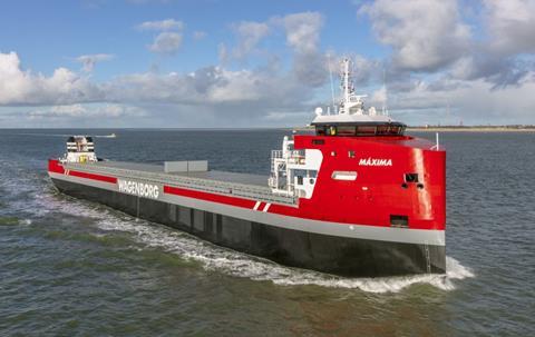Efficiency-driven Dutch innovation: the latest EasyMax, the <i>Maxima</i>.(photo courtesy of Wagenborg).