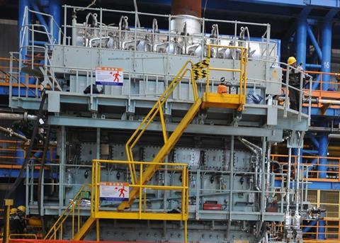 The Wartsila RT-flex48T is started up at QMD in China