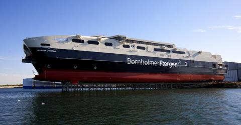 The ‘Leonora Christina’ ready to be launched
