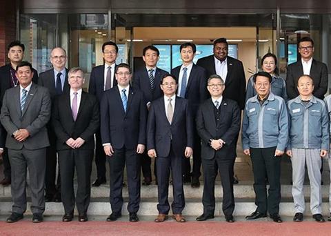 Representatives from MISC Berhad, (SHI), LR and MAN Energy Solutions Photo: LR