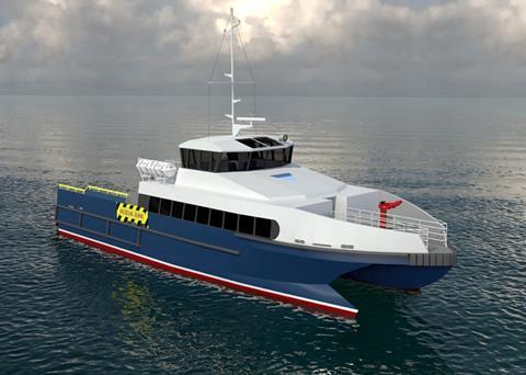 Image of Incat Crowther’s 28m catamaran crew boat