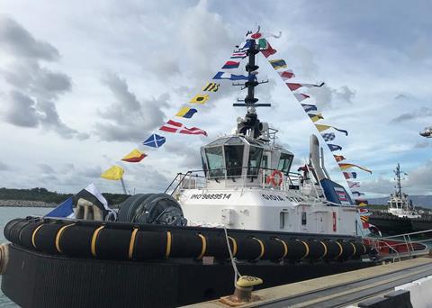 Damen has delivered an ASD 2813 tug to Con.Tug Photo: Damen Shipyards Group