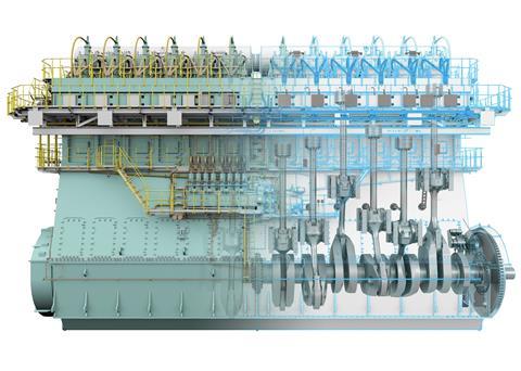 WinGD is developing systems to combine real time engine performance data with real time fuel and cylinder oil data, WinGD’s Konrad Räss noted. (credit: WinGD)
