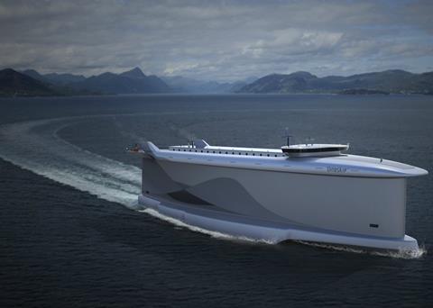 Vindskip harnesses wind power Photo:  Høglund Marine Solutions