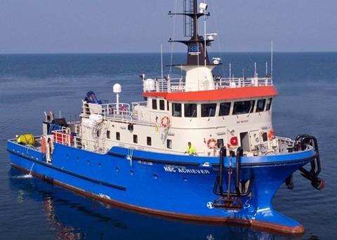 The Danish Maritime Authority authorised RINA to certify the <i>HBC Achiever</i> after the remote surveys.