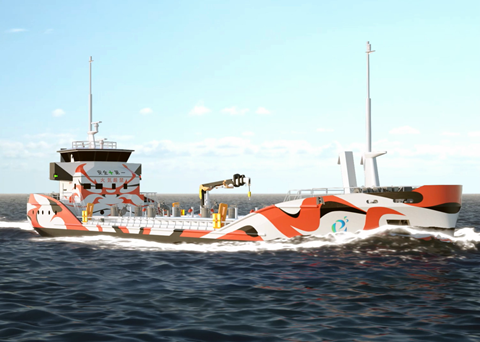Asahi Tanker has ordered two full-electric bunker vessels from Japanese yards for operation in Tokyo Bay (credit: Asahi Tanker)