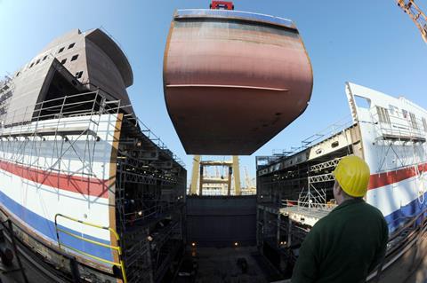 Stena sections find a good home at space-hungry Bredo.