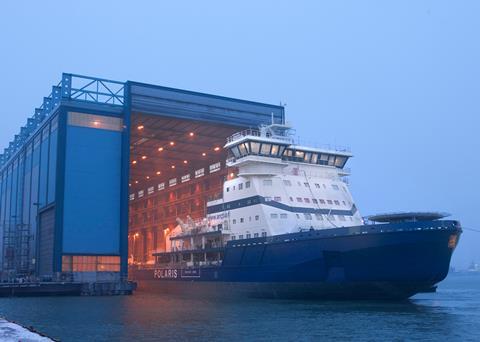 Artech Helsinki has delivered 'Polaris', the world's first LNG-powered icebreaker, to the Finnish Transport Agency