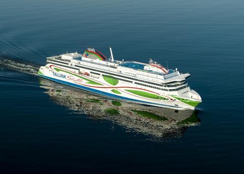 Tallink’s 'Megastar' will be retrofitted for shoreside connectivity Photo: ABB