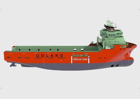 The VS 485 MK II PSV for Ugland, ordered from Kleven Myklebust