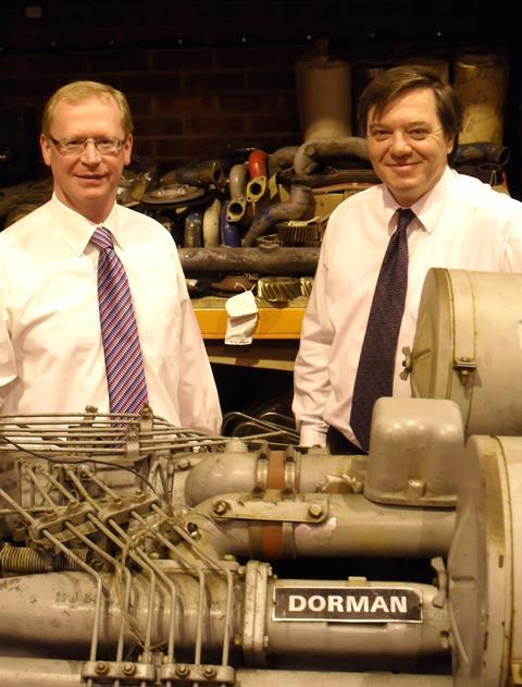 Richard Edwards, Dorman Diesels product manager and Ian Smith MD of Lincoln Diesels